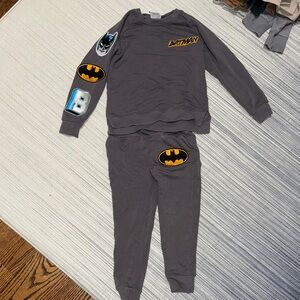 Bums & Roses- Gray Batman Kids Set